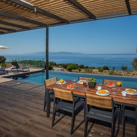 Brand New Villa Lefka With Private Pool At Platies Plateies Exteriör bild