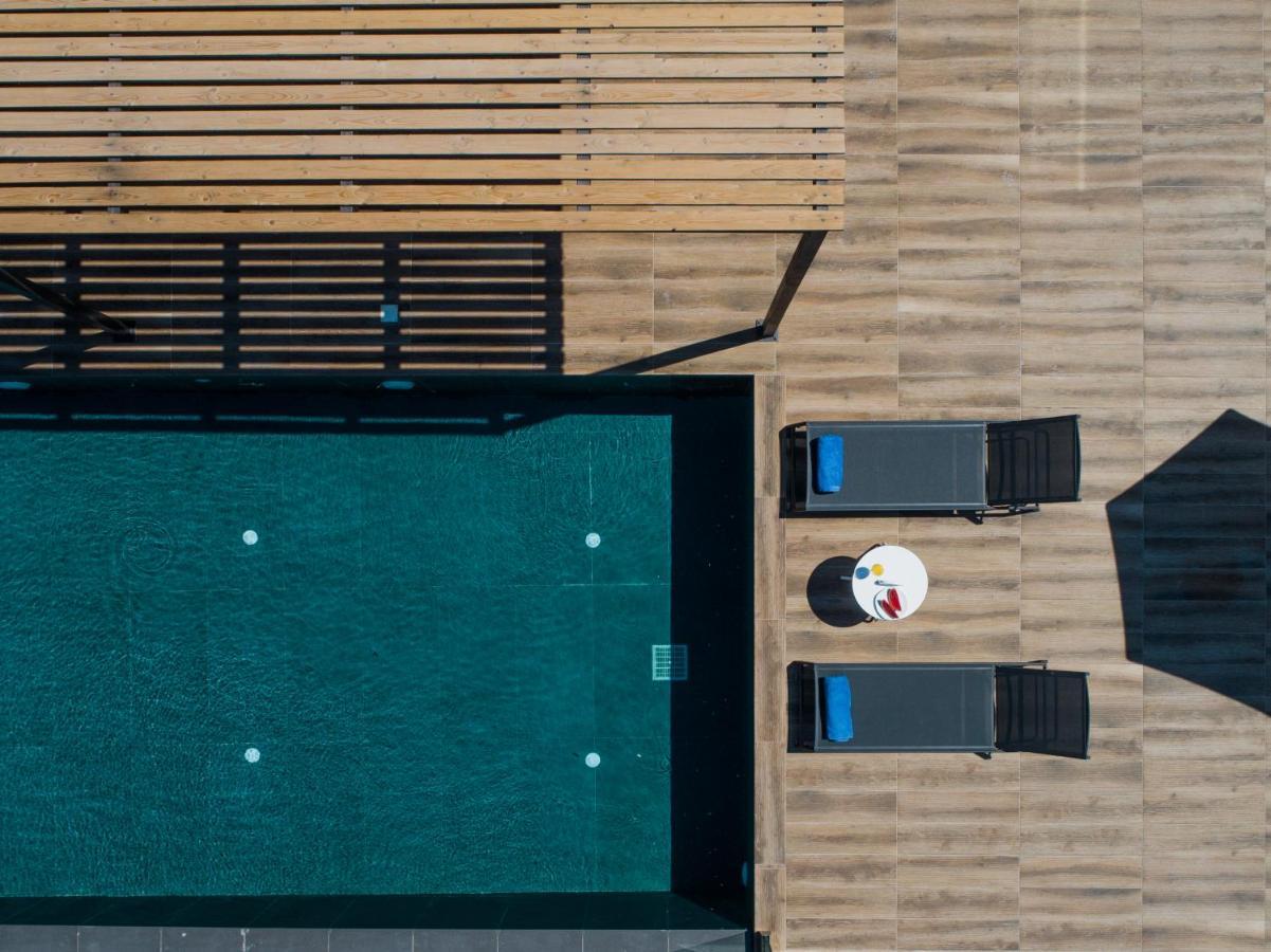 Brand New Villa Lefka With Private Pool At Platies Plateies Exteriör bild