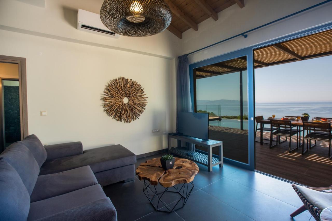 Brand New Villa Lefka With Private Pool At Platies Plateies Exteriör bild