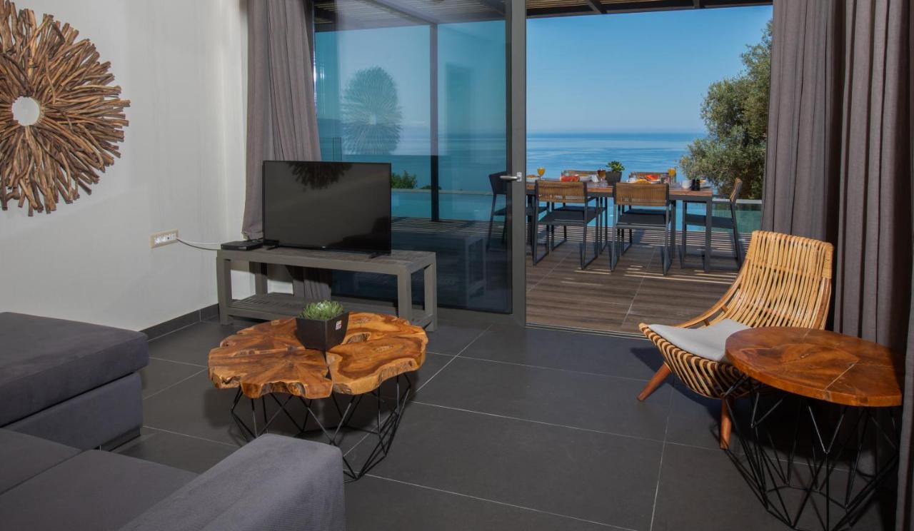 Brand New Villa Lefka With Private Pool At Platies Plateies Exteriör bild
