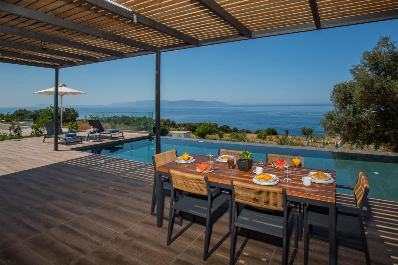 Brand New Villa Lefka With Private Pool At Platies Plateies Exteriör bild