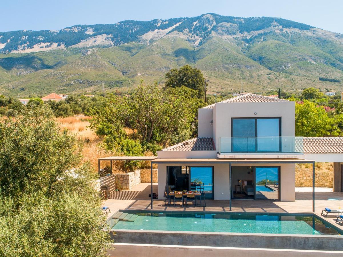Brand New Villa Lefka With Private Pool At Platies Plateies Exteriör bild